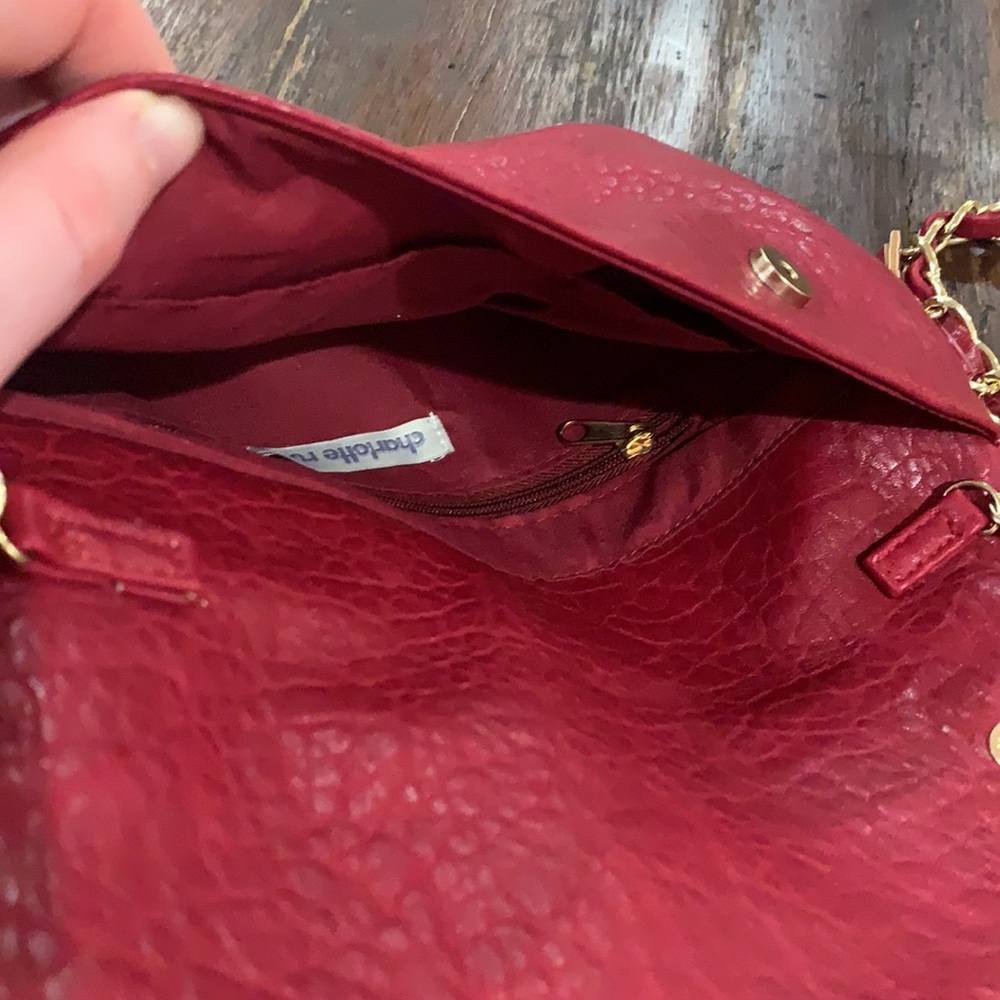 Red crossbody bag - Picture 3 of 3